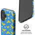 DC Comics Wonder Woman Pattern iPhone 16 Magsafe Impact Case